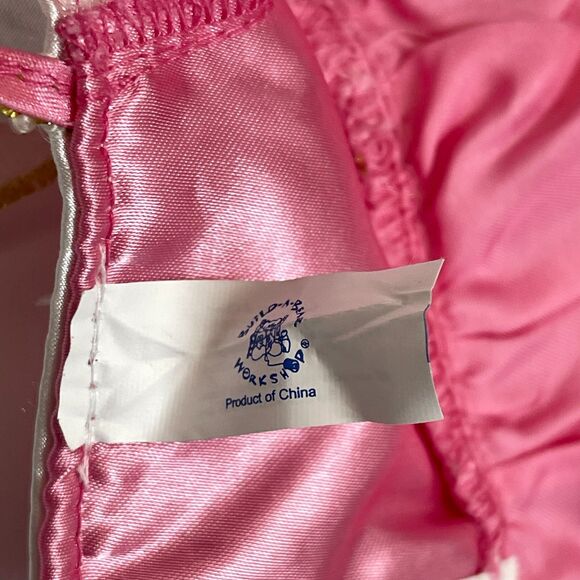 Build A Bear Workshop BABW Disney Princess Aurora Dress Pink White - Picture 4 of 4